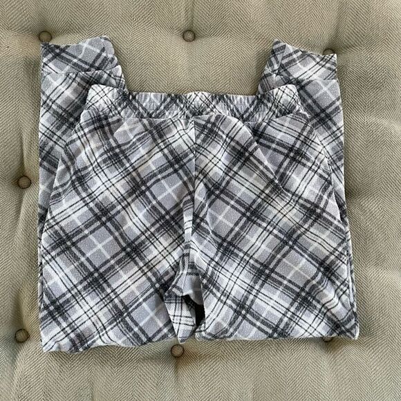 Victoria’s Secret Grey Plaid Long Pajama PJ Set M - Picture 6 of 10